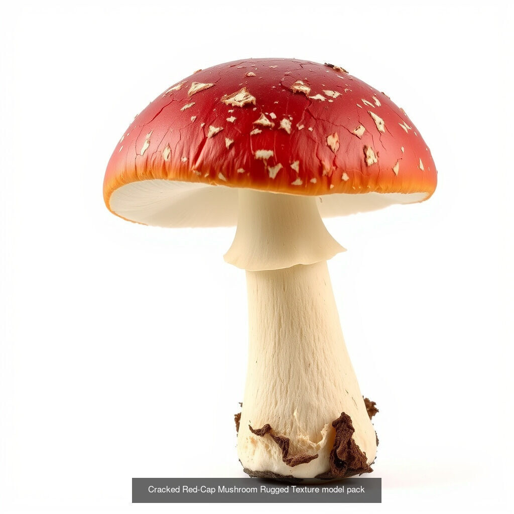 Red-Cap Mushroom 3D Model Collection _12