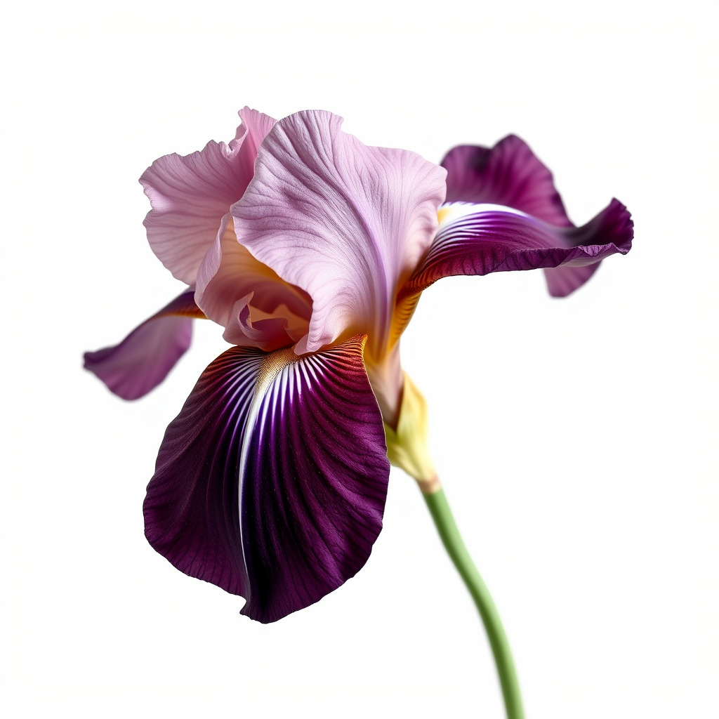 Graceful Iris Floral Sculpture model pack Low-poly 3D model_3