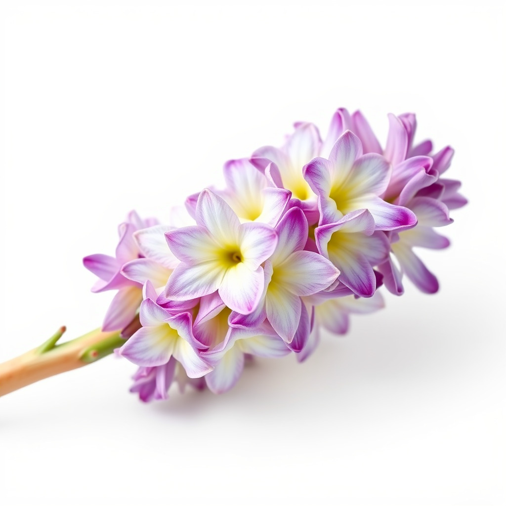 Bicolor Hyacinth Flower Gradient Petal model pack Low-poly 3D model_4