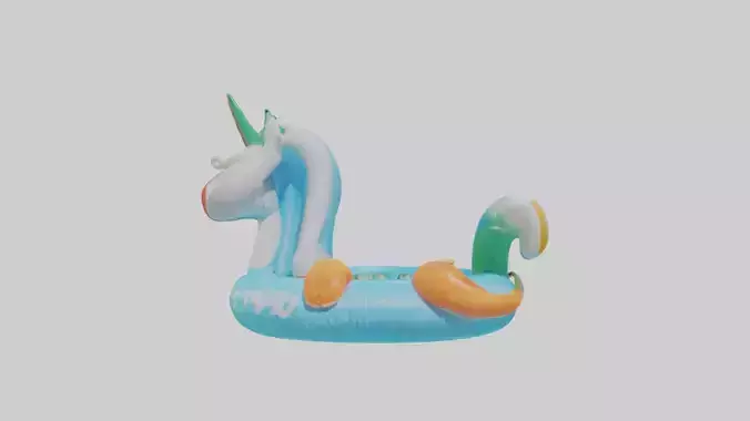 Pool Float with Drinks model