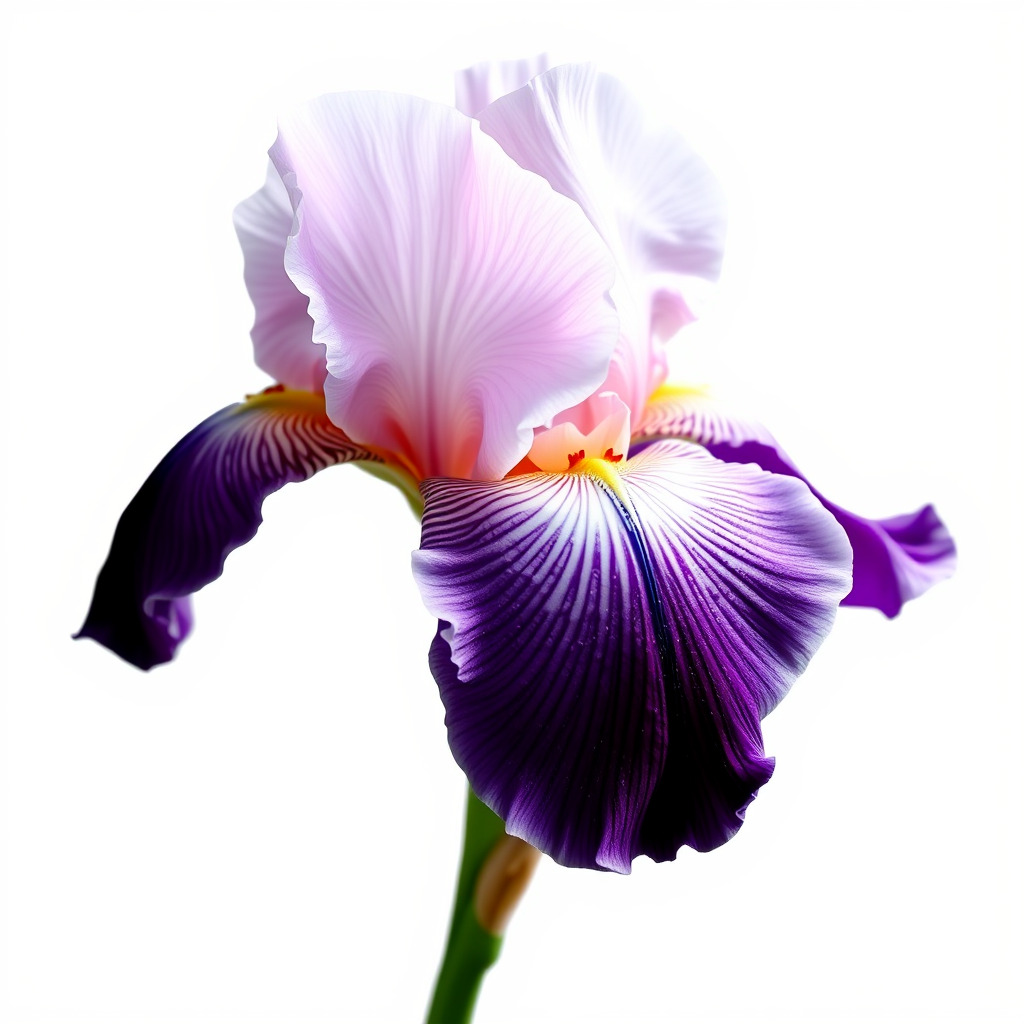 Double Iris Flower Layered Petals model pack Low-poly 3D model_4