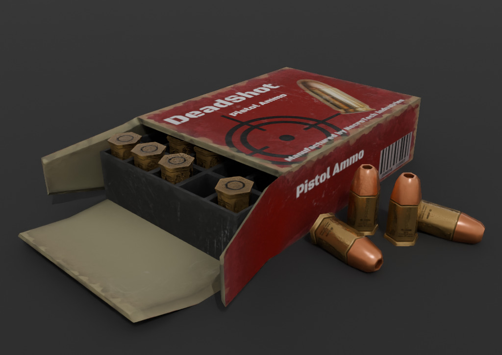 Ammo Box Pack Game Ready Low-poly 3D model_15