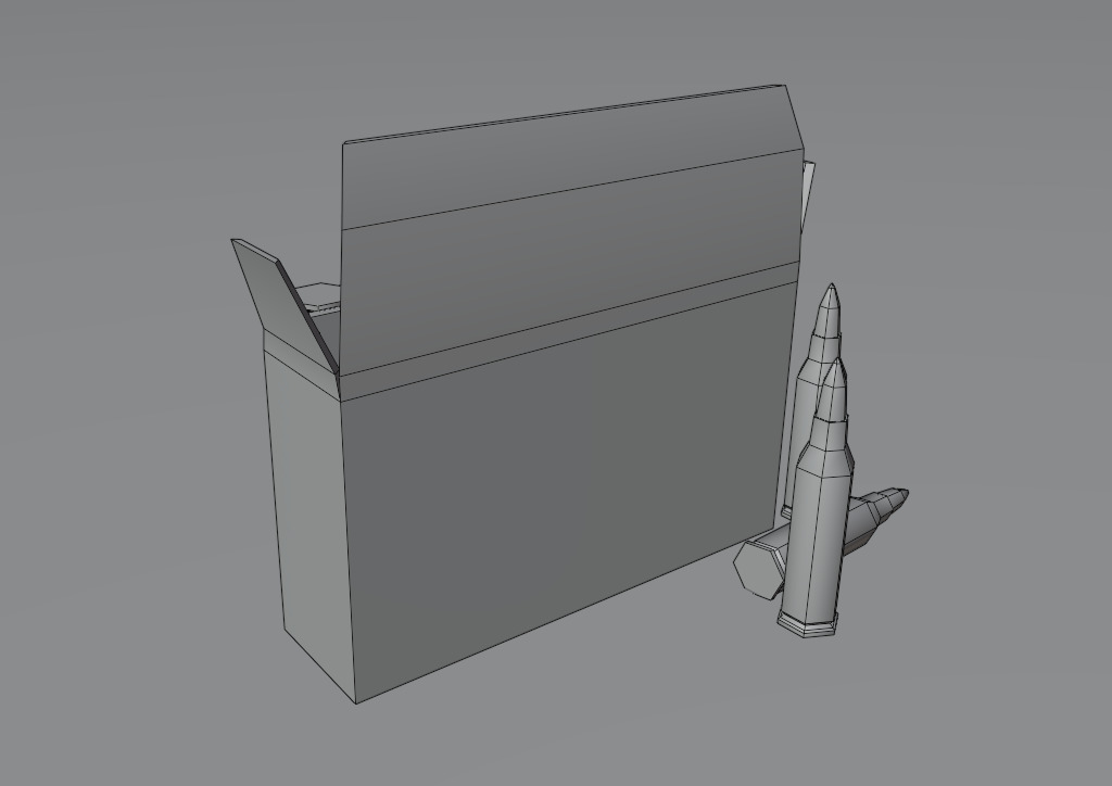 Ammo Box Pack Game Ready Low-poly 3D model_30