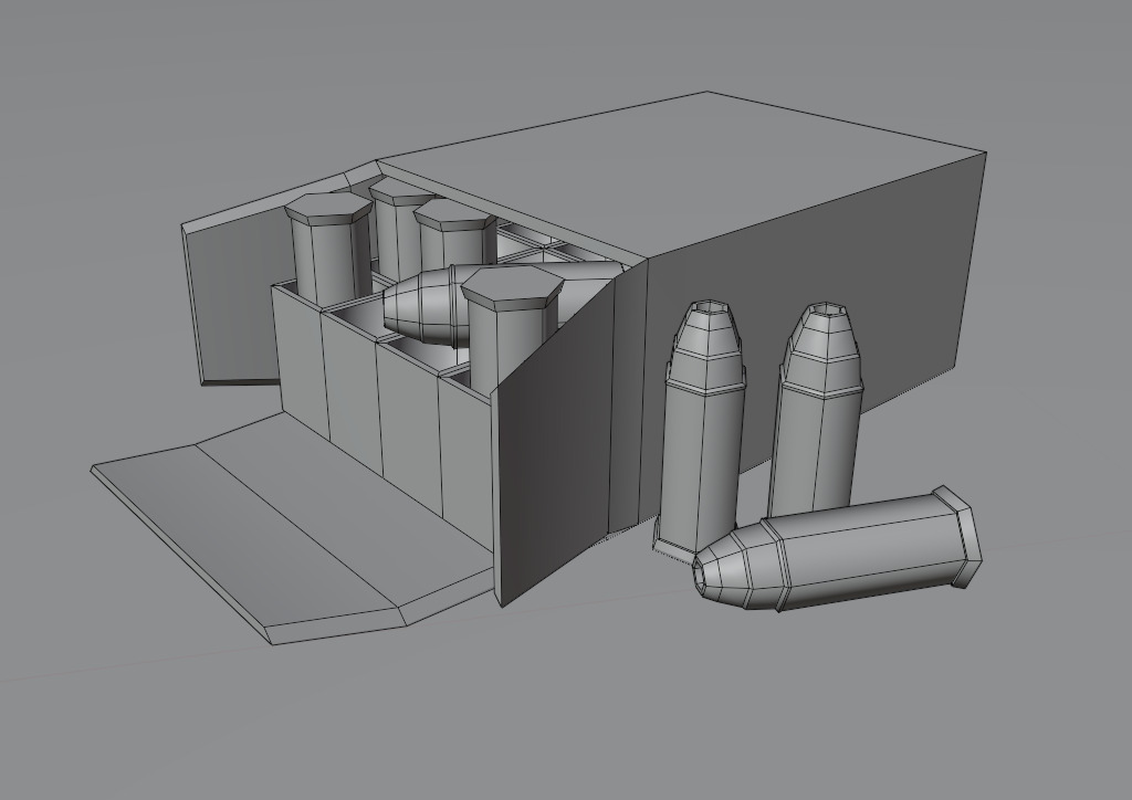 Ammo Box Pack Game Ready Low-poly 3D model_10