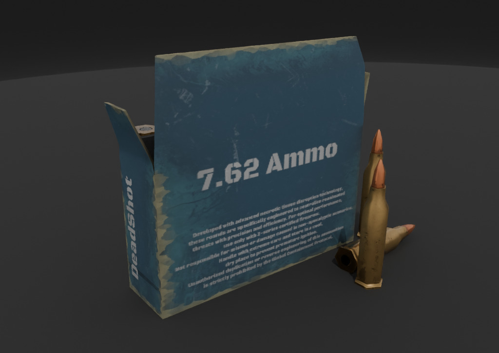 Ammo Box Pack Game Ready Low-poly 3D model_25