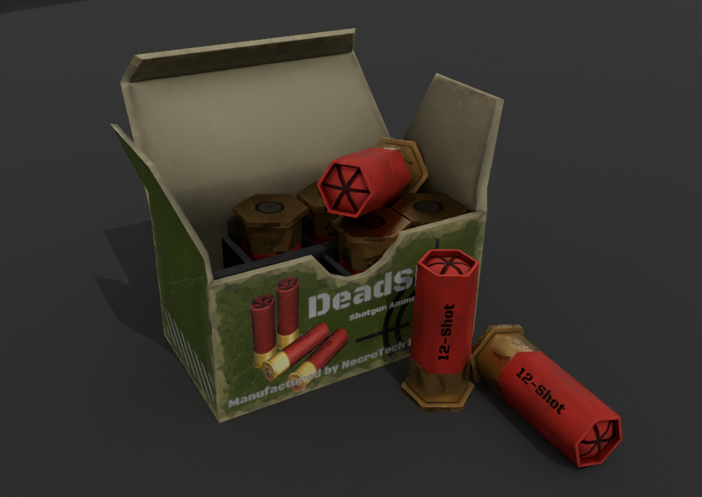 Ammo Box Pack Game Ready Low-poly 3D model_33