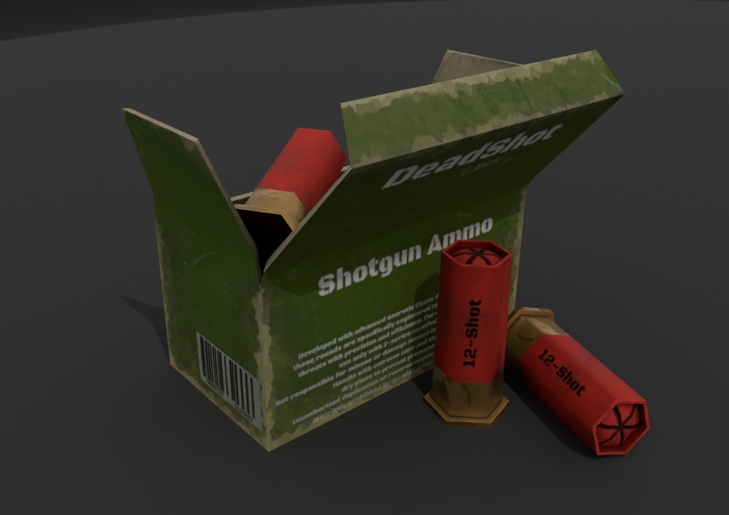 Ammo Box Pack Game Ready Low-poly 3D model_34