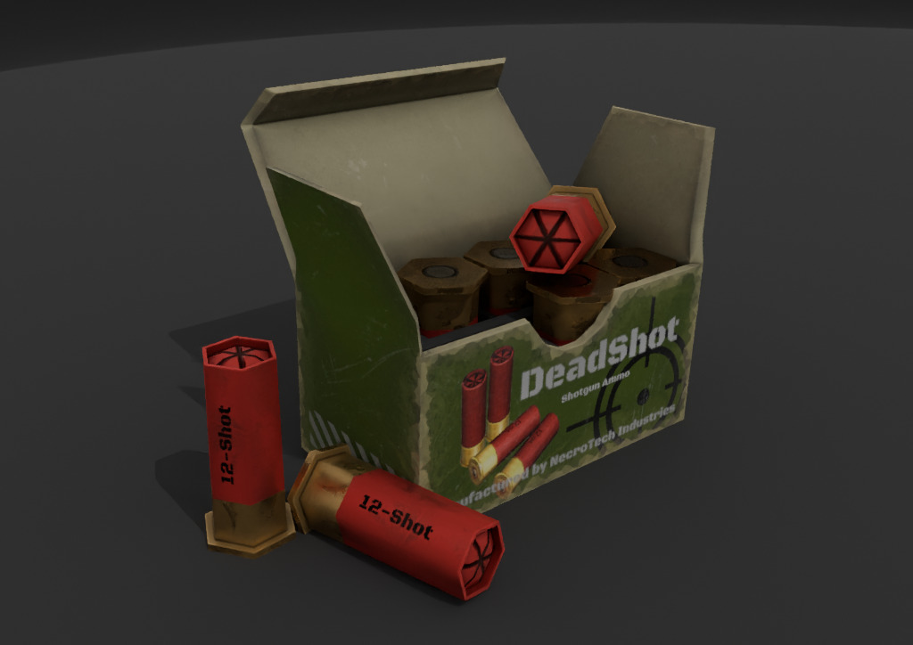 Ammo Box Pack Game Ready Low-poly 3D model_36