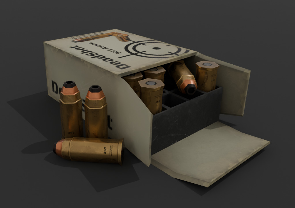 Ammo Box Pack Game Ready Low-poly 3D model_7