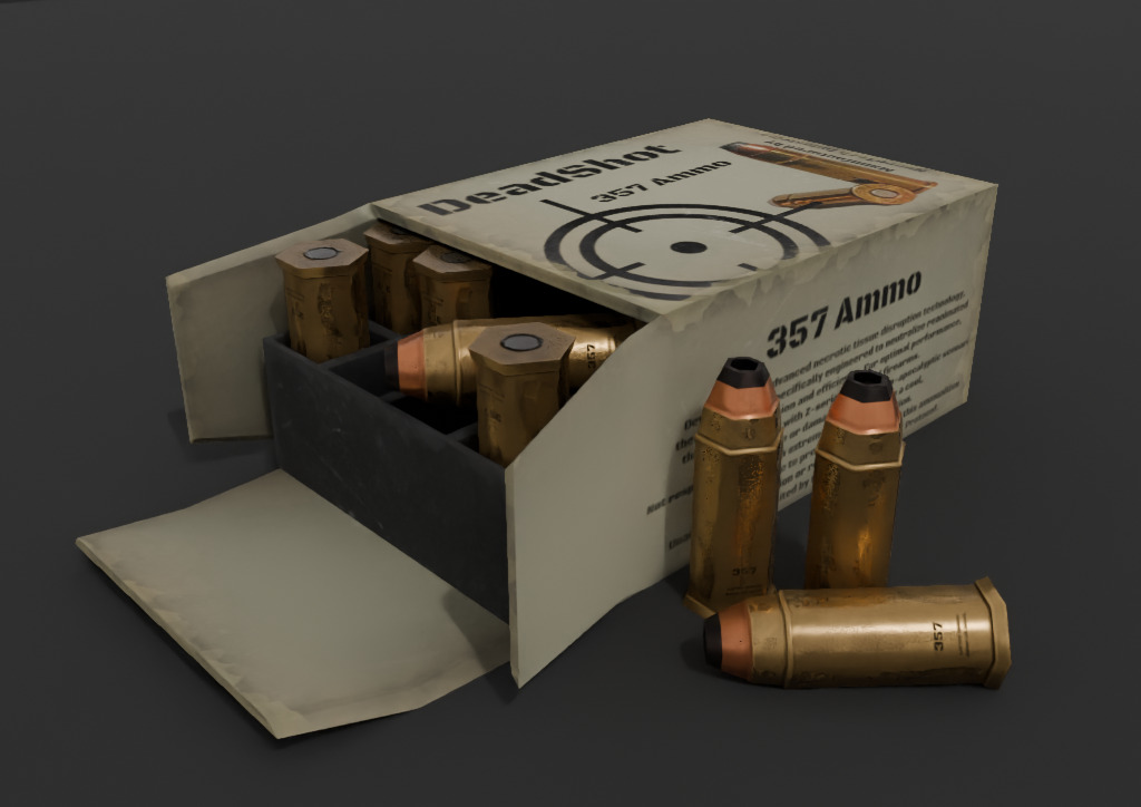 Ammo Box Pack Game Ready Low-poly 3D model_5