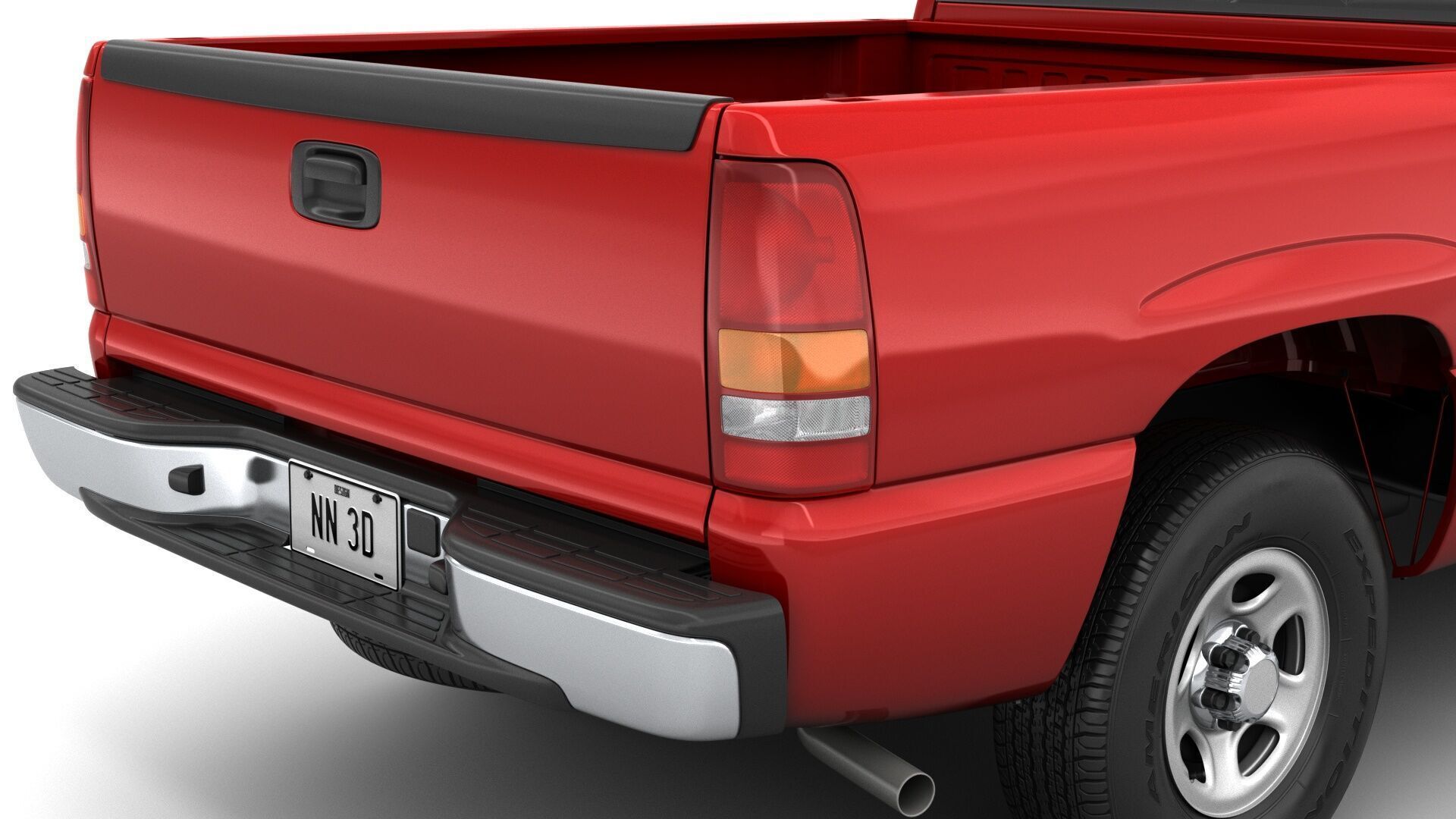 GENERIC PICKUP TRUCK 31 3D model_9