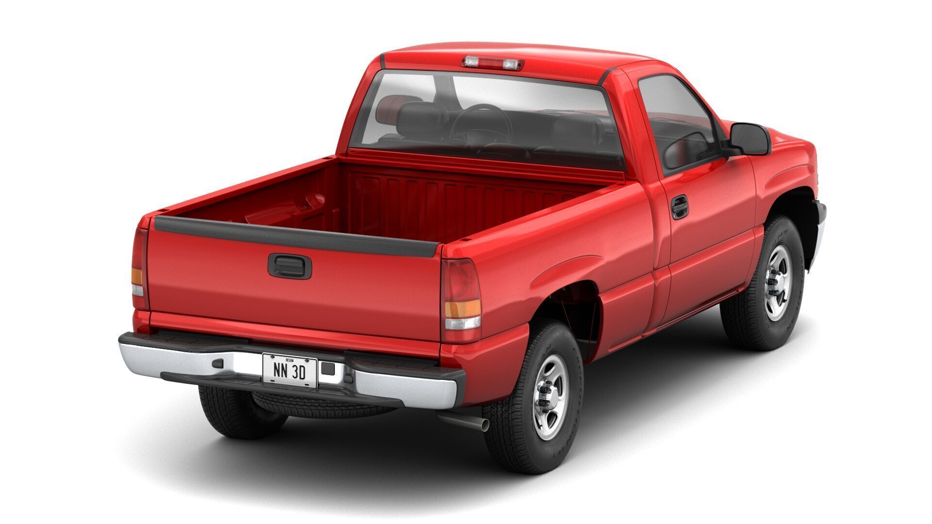 GENERIC PICKUP TRUCK 31 3D model_6