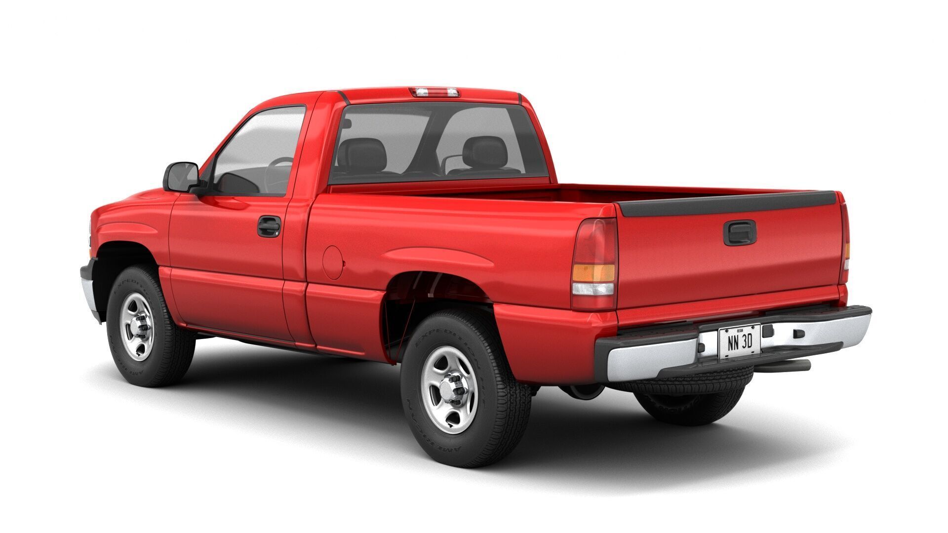 GENERIC PICKUP TRUCK 31 3D model_3