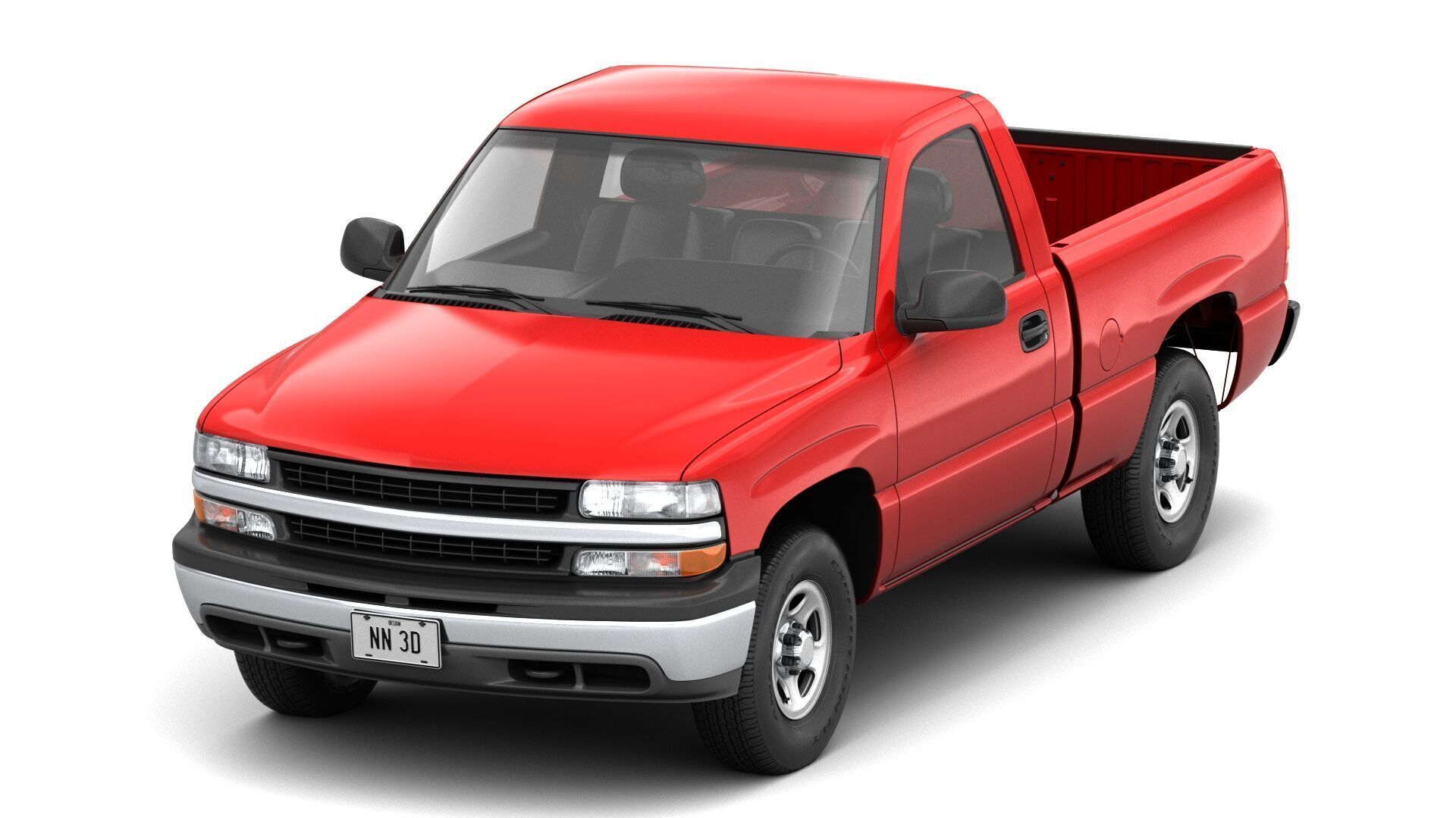 GENERIC PICKUP TRUCK 31 3D model_5