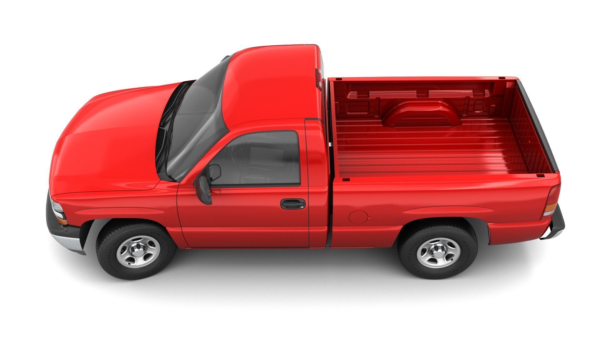 GENERIC PICKUP TRUCK 31 3D model_7