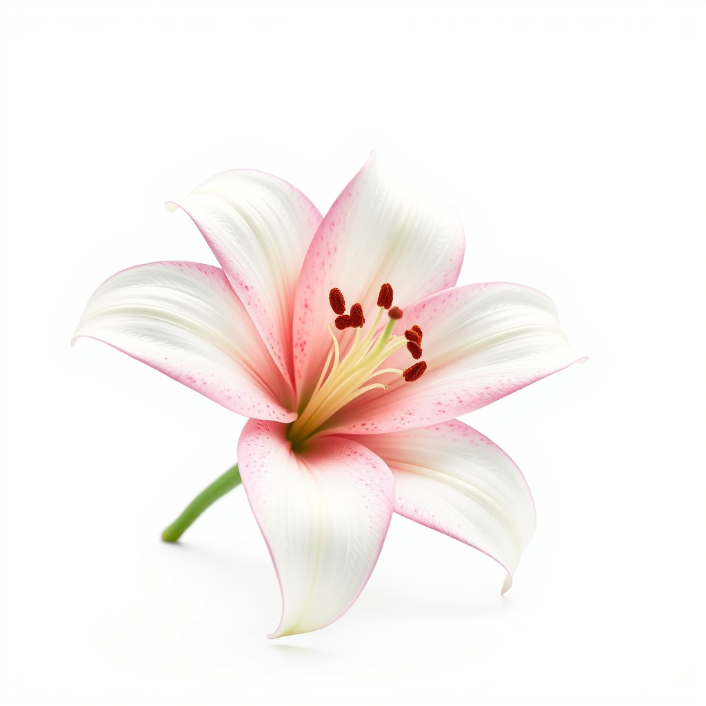 Regal Lily Flower Realistic Texture model pack Low-poly 3D model_3
