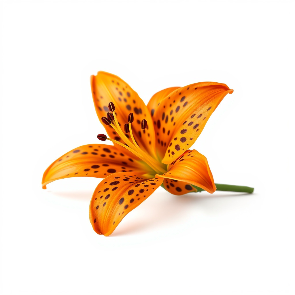Leopard Lily Botanical Floral Sculpture model pack Low-poly 3D model_3