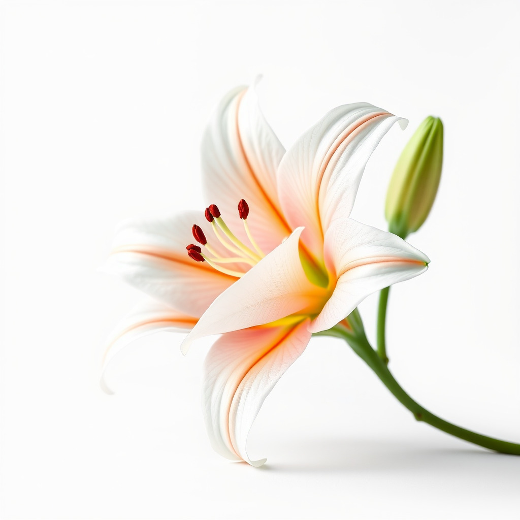 Oriental Lily Blossom 3D model pack Low-poly 3D model_3