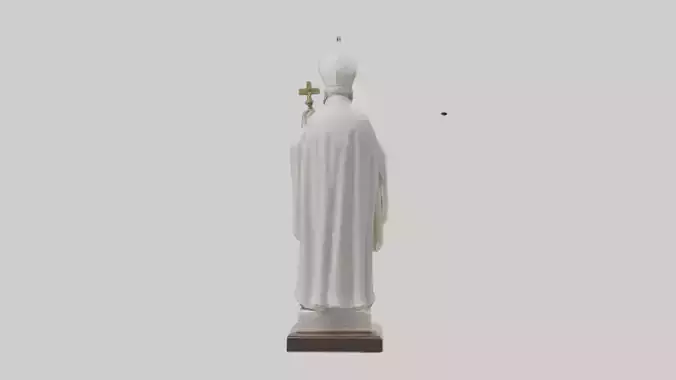 Pope Memorial statue model