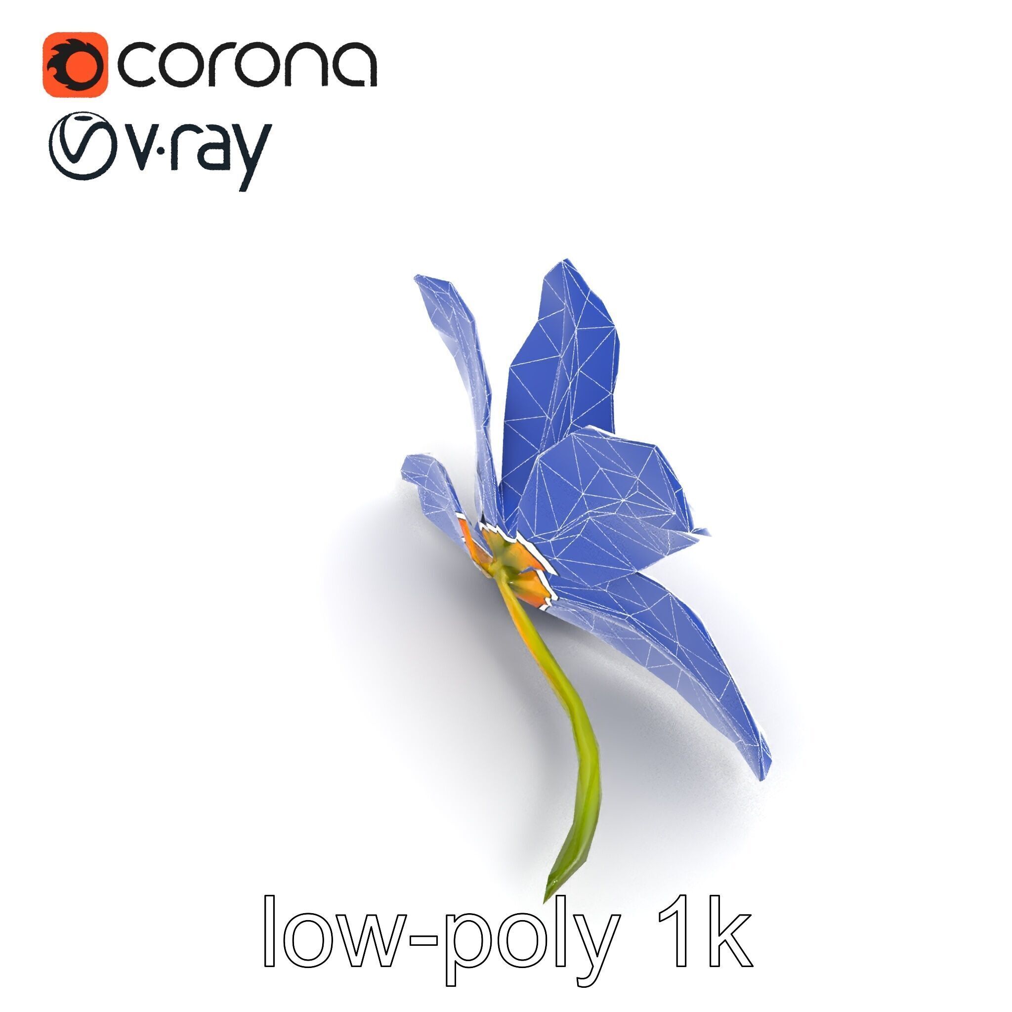 Asiatic Lily Bright Petal Texture model pack Low-poly 3D model_26