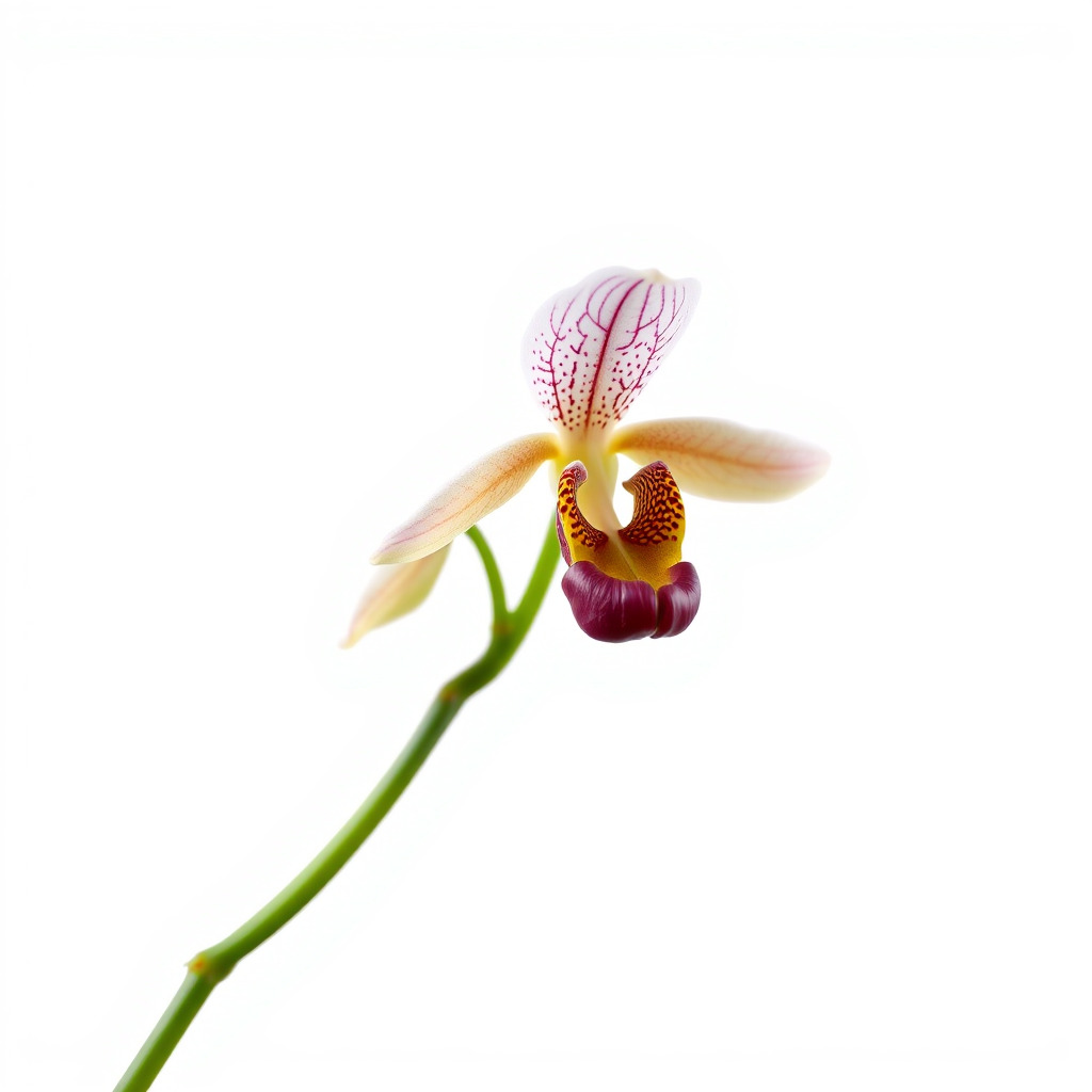 Paphiopedilum Orchid Intriguing Form model pack Low-poly 3D model_4