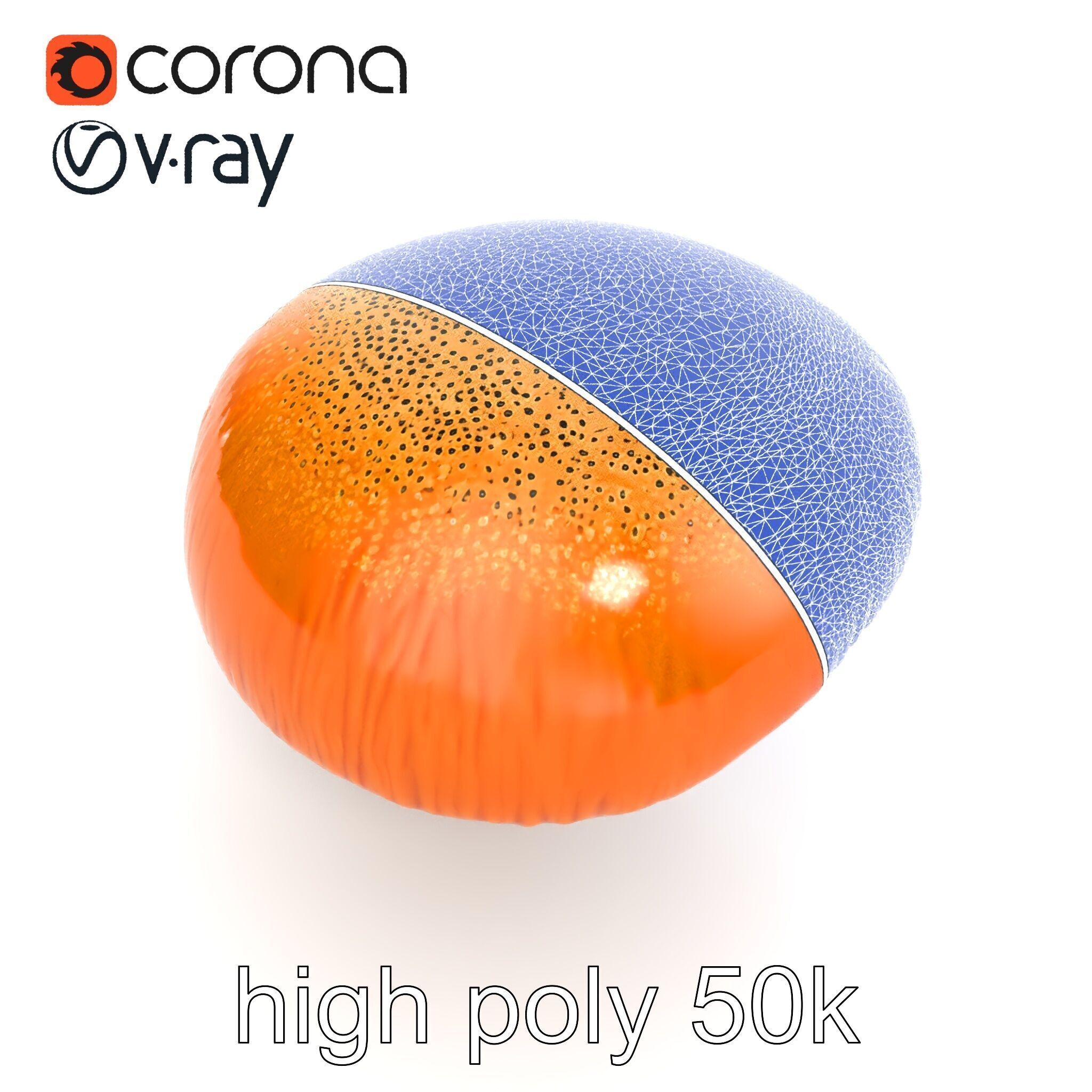 Winter Velvet Shank Mushroom model pack Low-poly 3D model_25