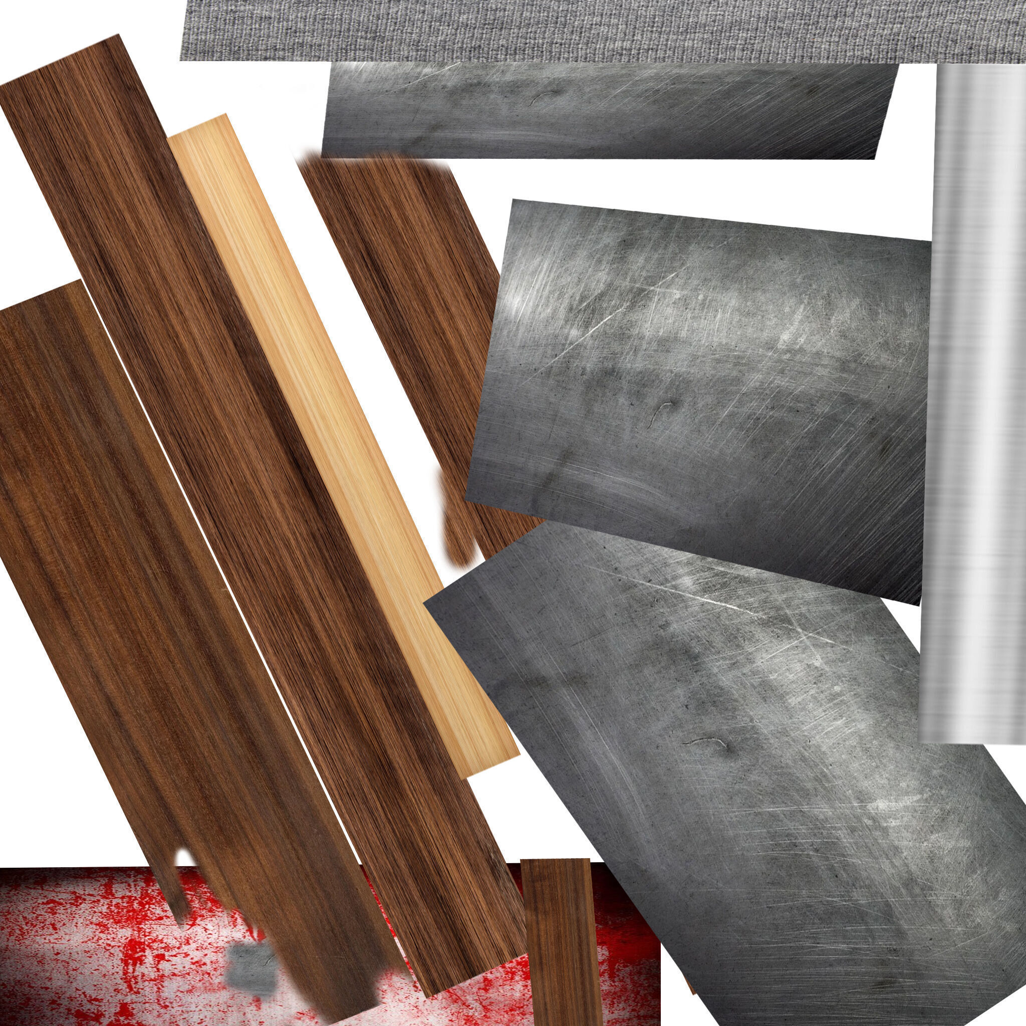 props medieval low poly Low-poly 3D model_7