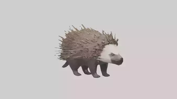 Porcupine defending model