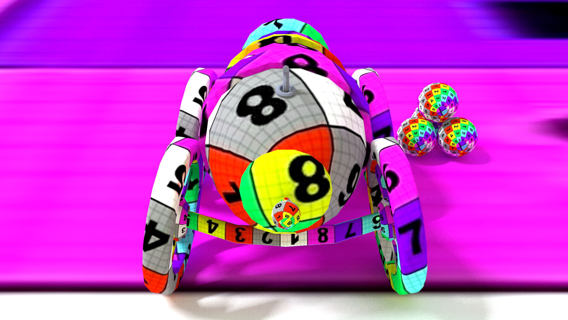 laos Toon Cannon Low-poly 3D model_13