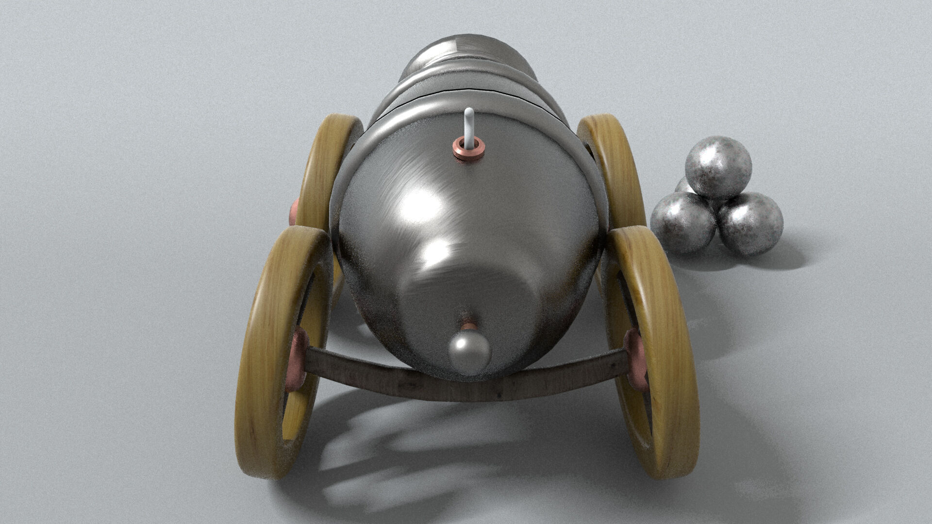 laos Toon Cannon Low-poly 3D model_3