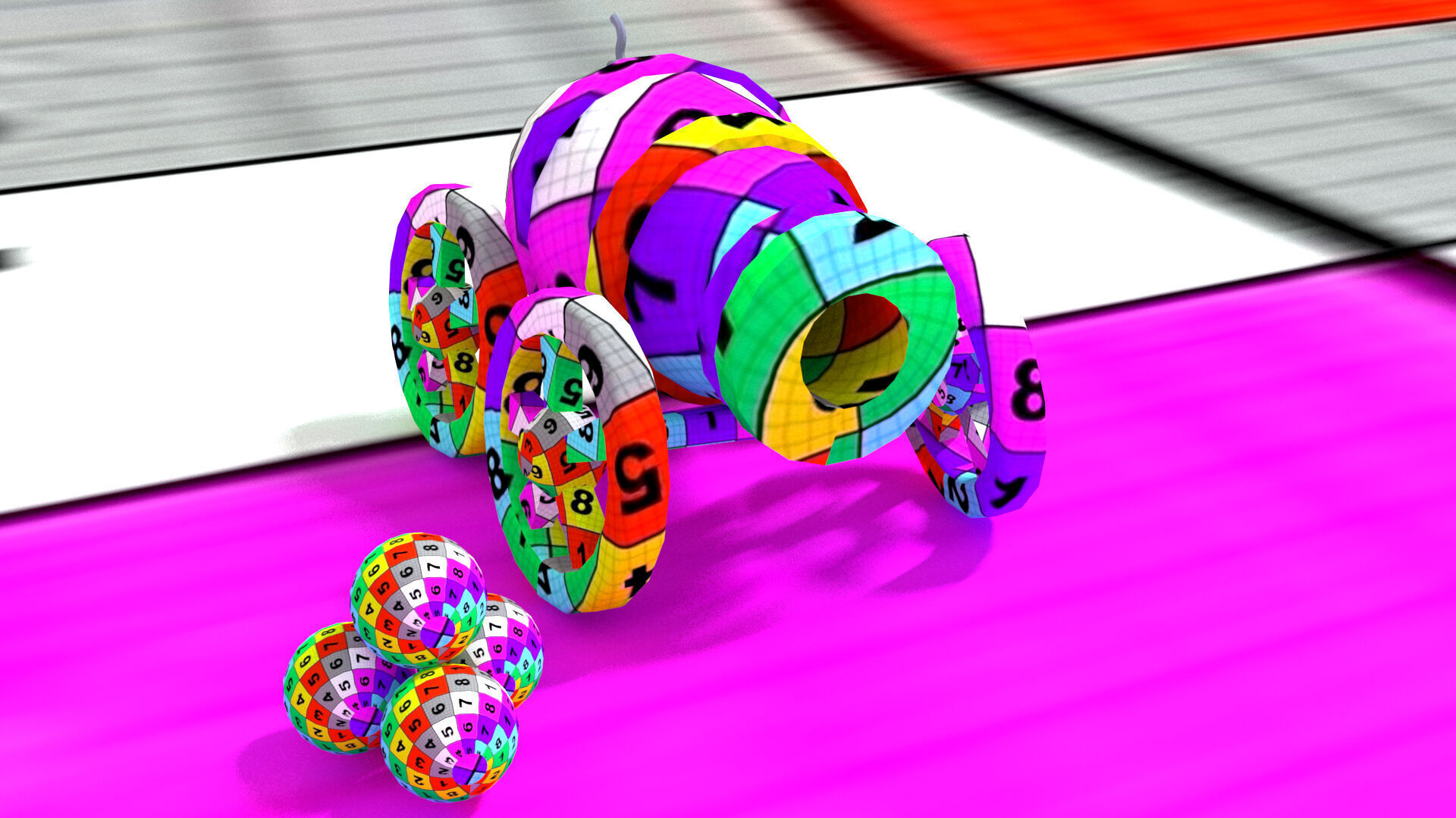 laos Toon Cannon Low-poly 3D model_14