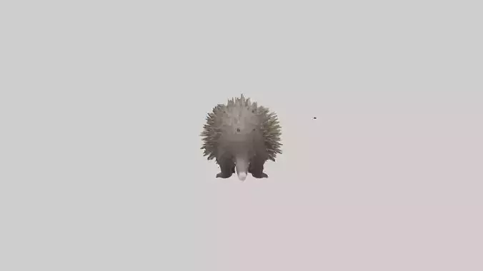Porcupine hissing model