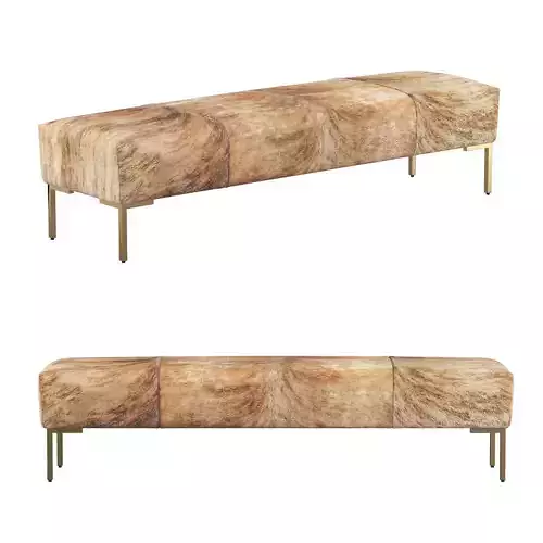 Tilton Hair on Hide Bench