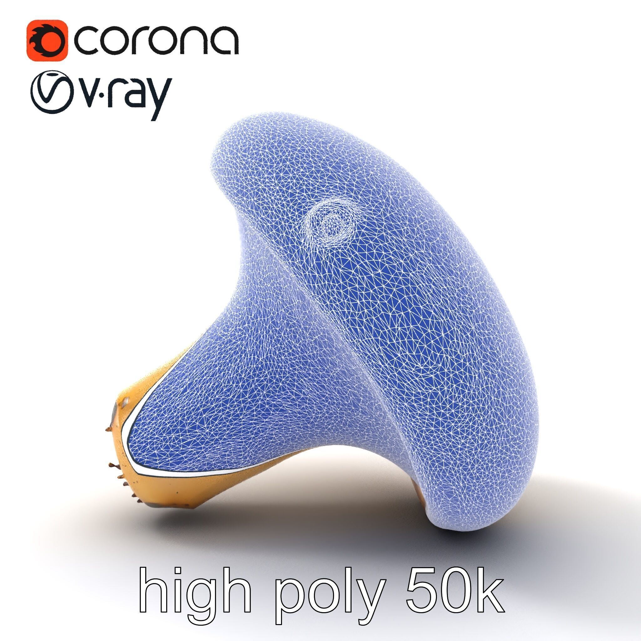 Realistic Mushroom Model Pack with Natural Textures Low-poly 3D model_58