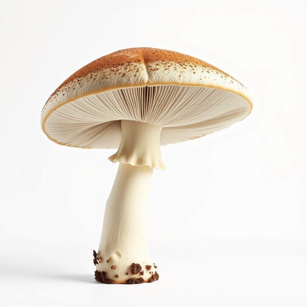 Realistic Mushroom Model Pack with Natural Textures Low-poly 3D model_3