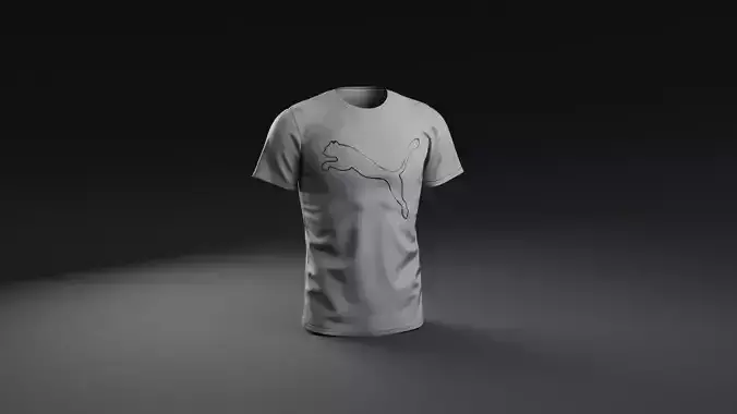 Puma t-shirt Gray