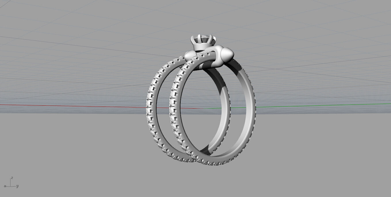 Tiffany ring 3D print model_12