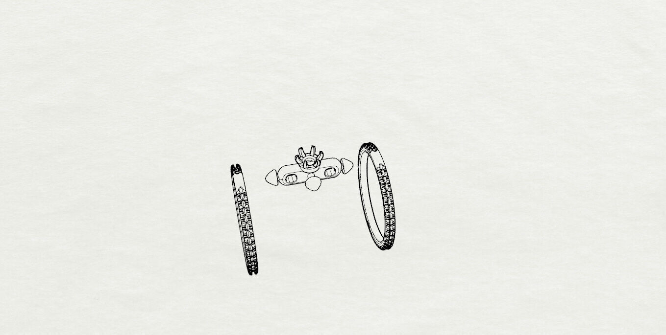 Tiffany ring 3D print model_19