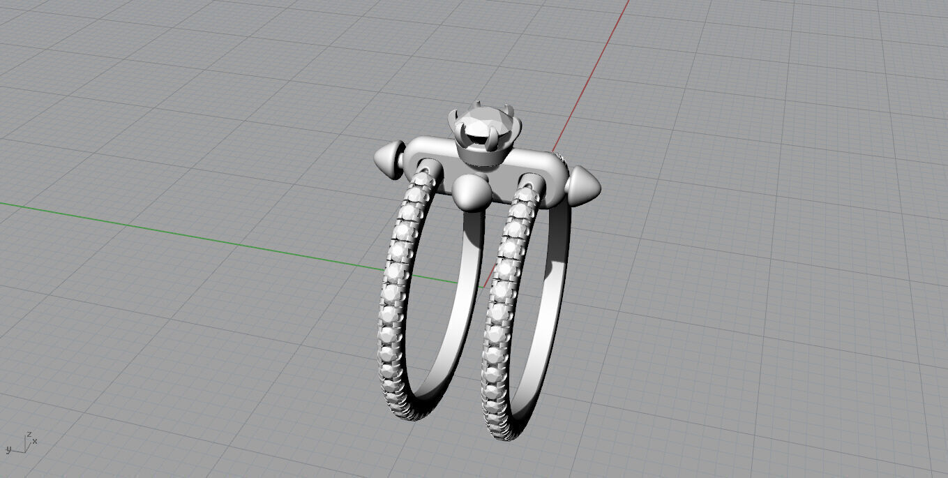 Tiffany ring 3D print model_10