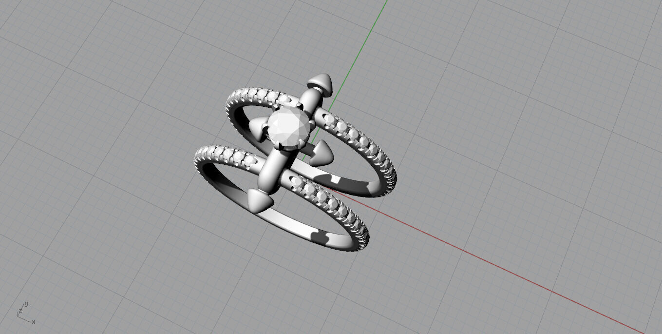 Tiffany ring 3D print model_7