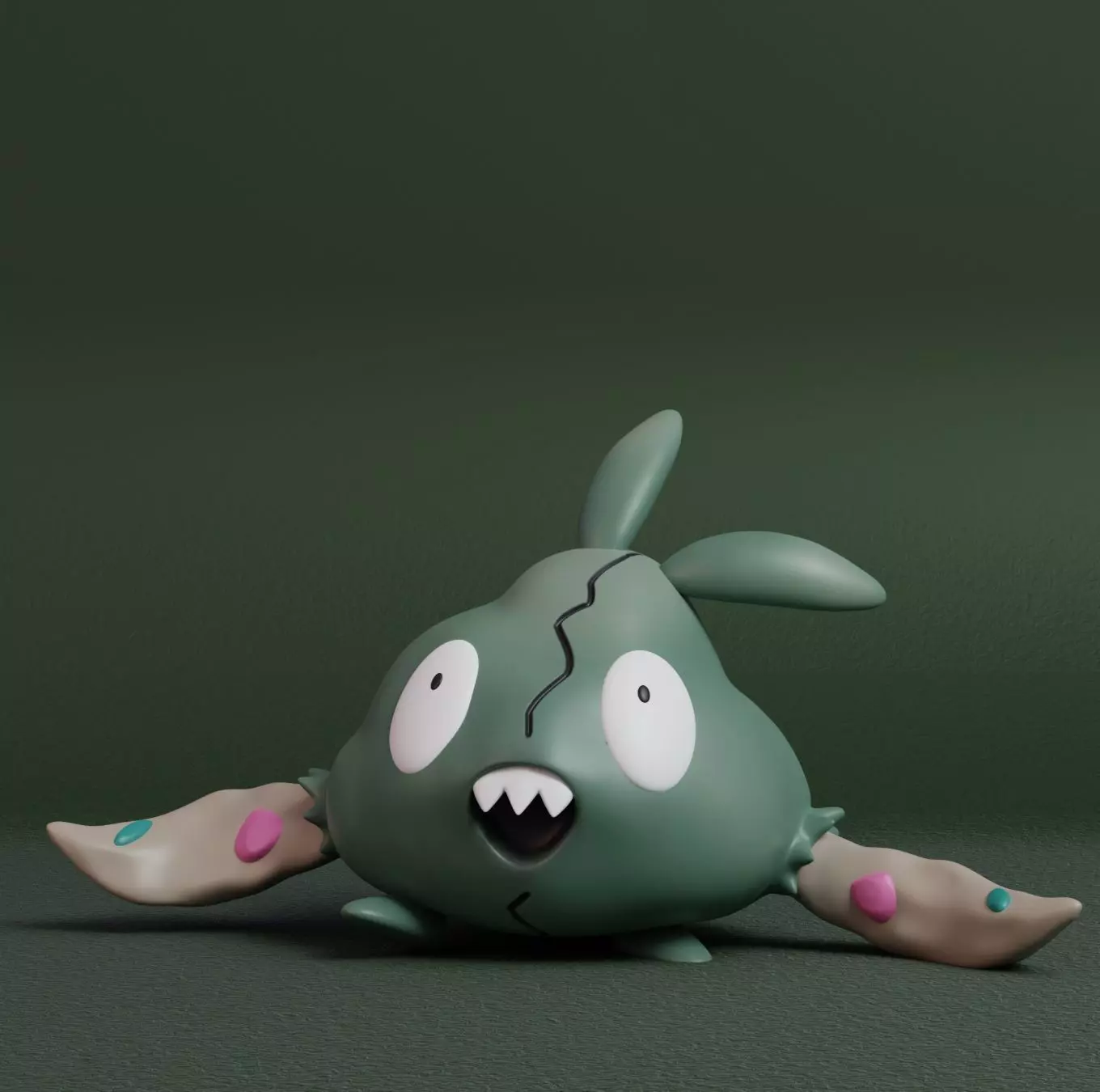 Pokemon - Trubbish 3D print model