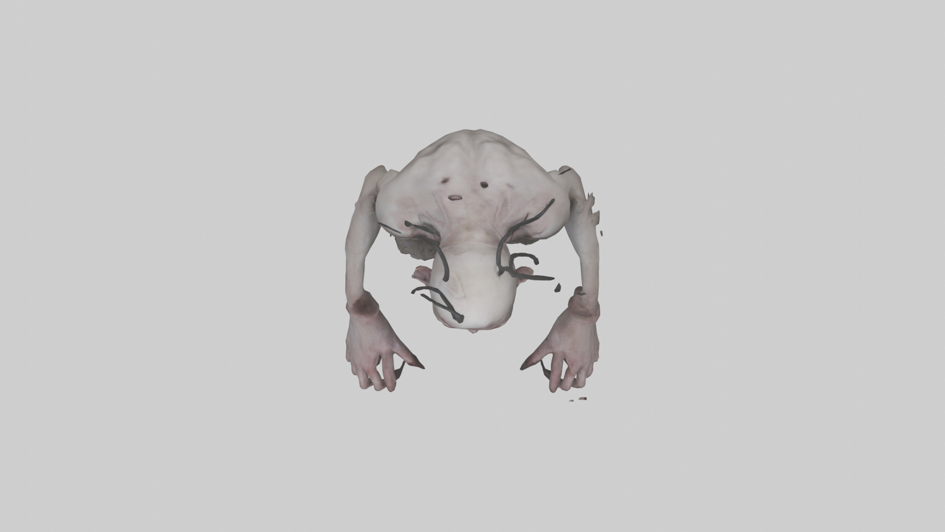 Possessed man model Low-poly 3D model_14