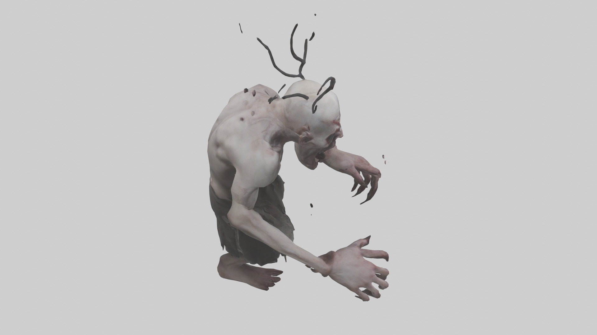 Possessed man model Low-poly 3D model_18