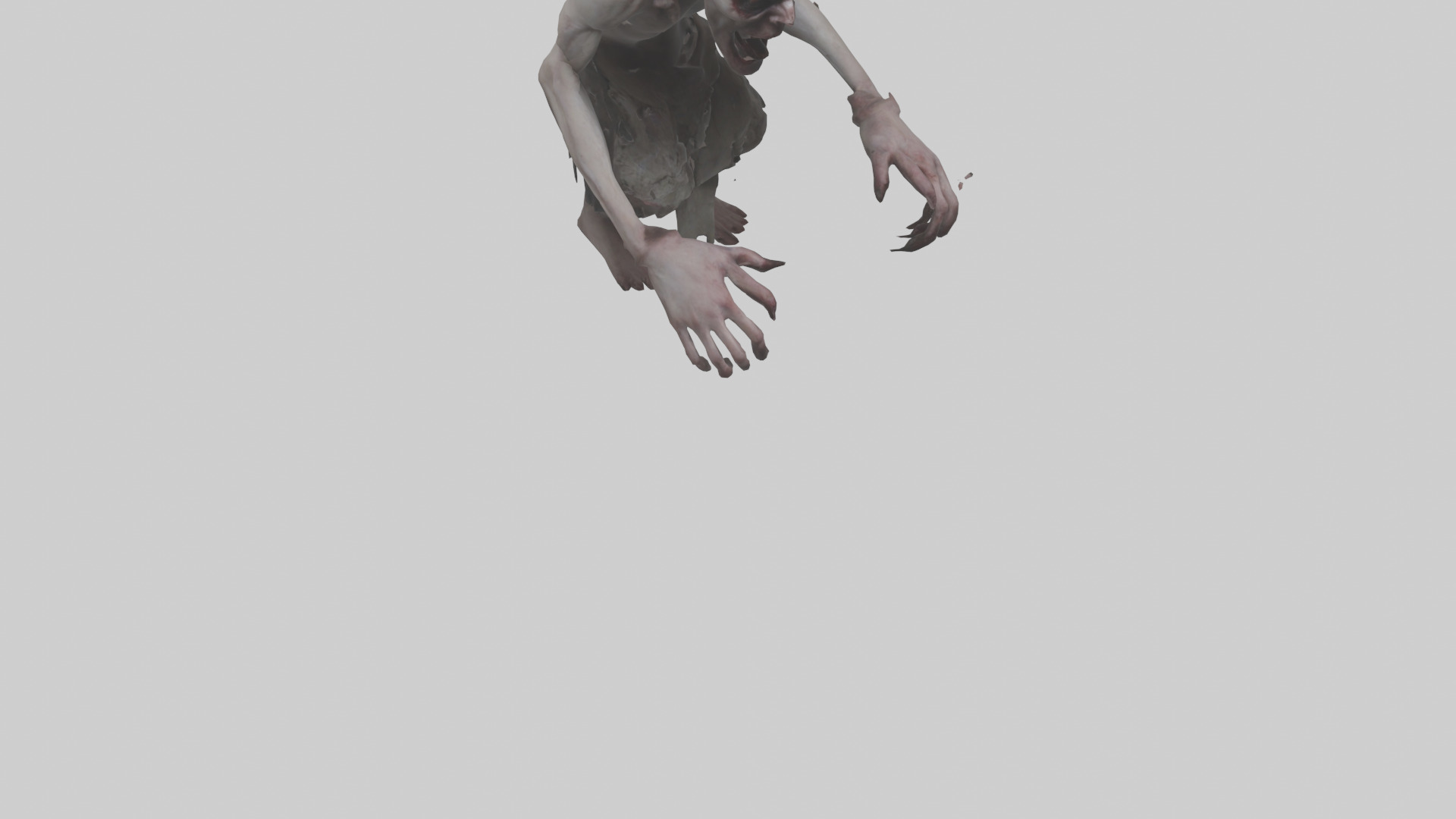 Possessed man model Low-poly 3D model_6