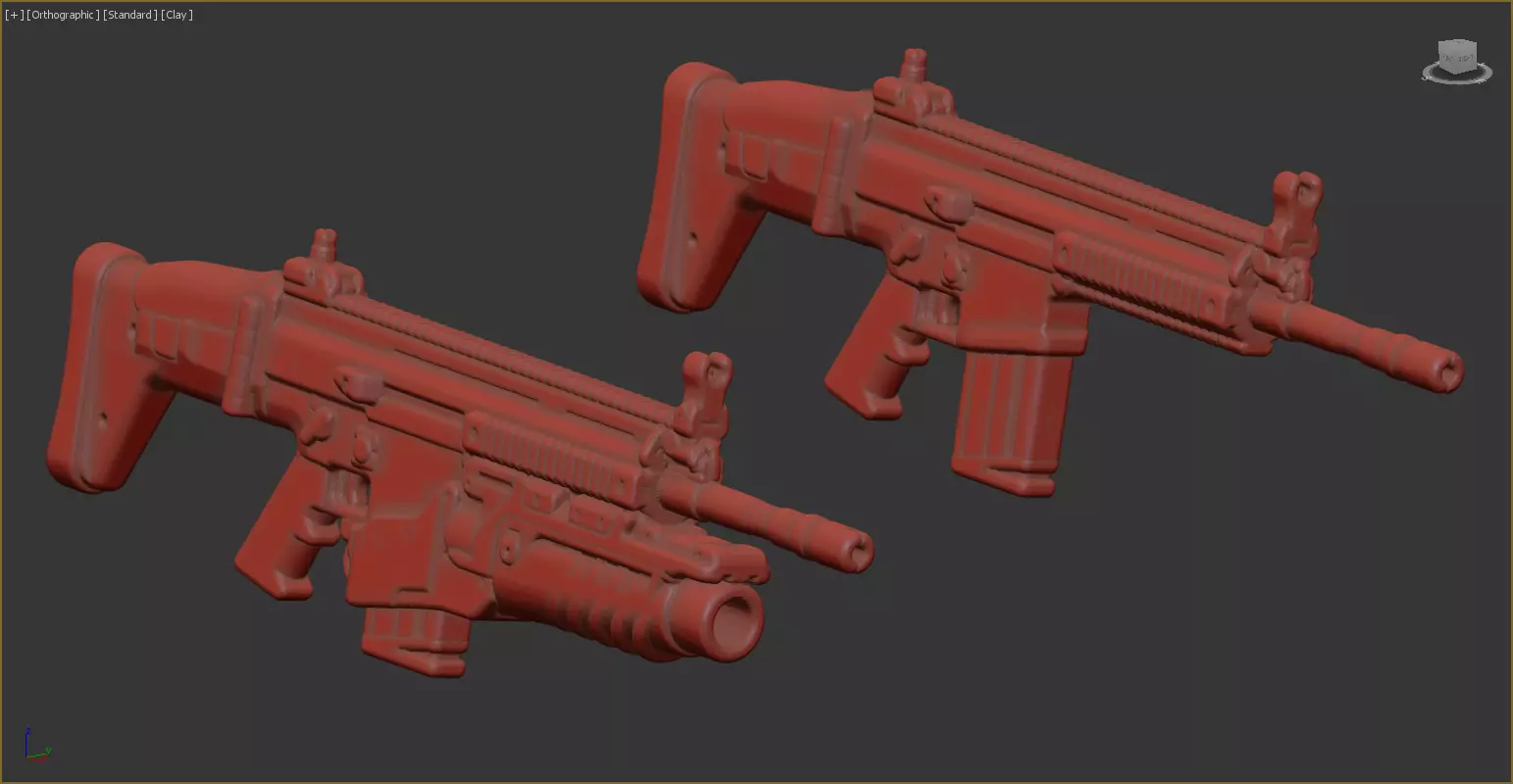 35 scale Mk 17 SCAR-H 3D print model_0