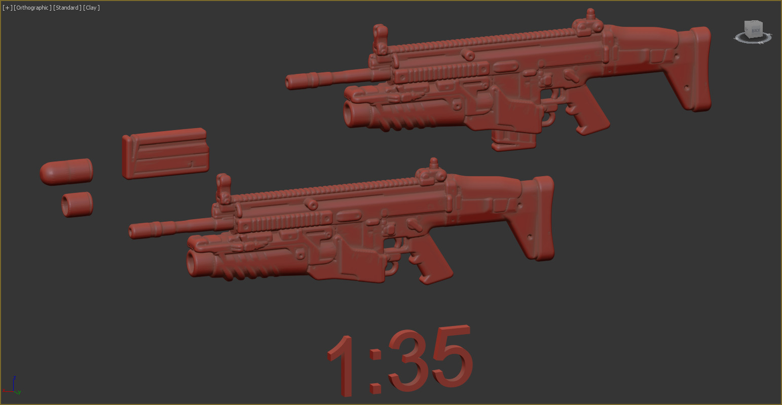 35 scale Mk 17 SCAR-H 3D print model_1