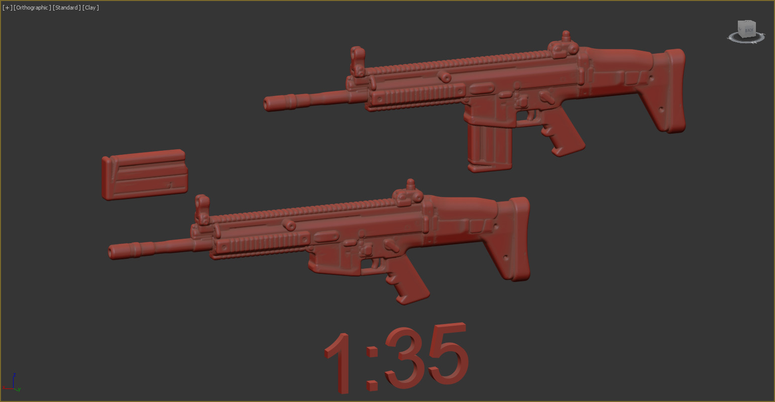 35 scale Mk 17 SCAR-H 3D print model_2