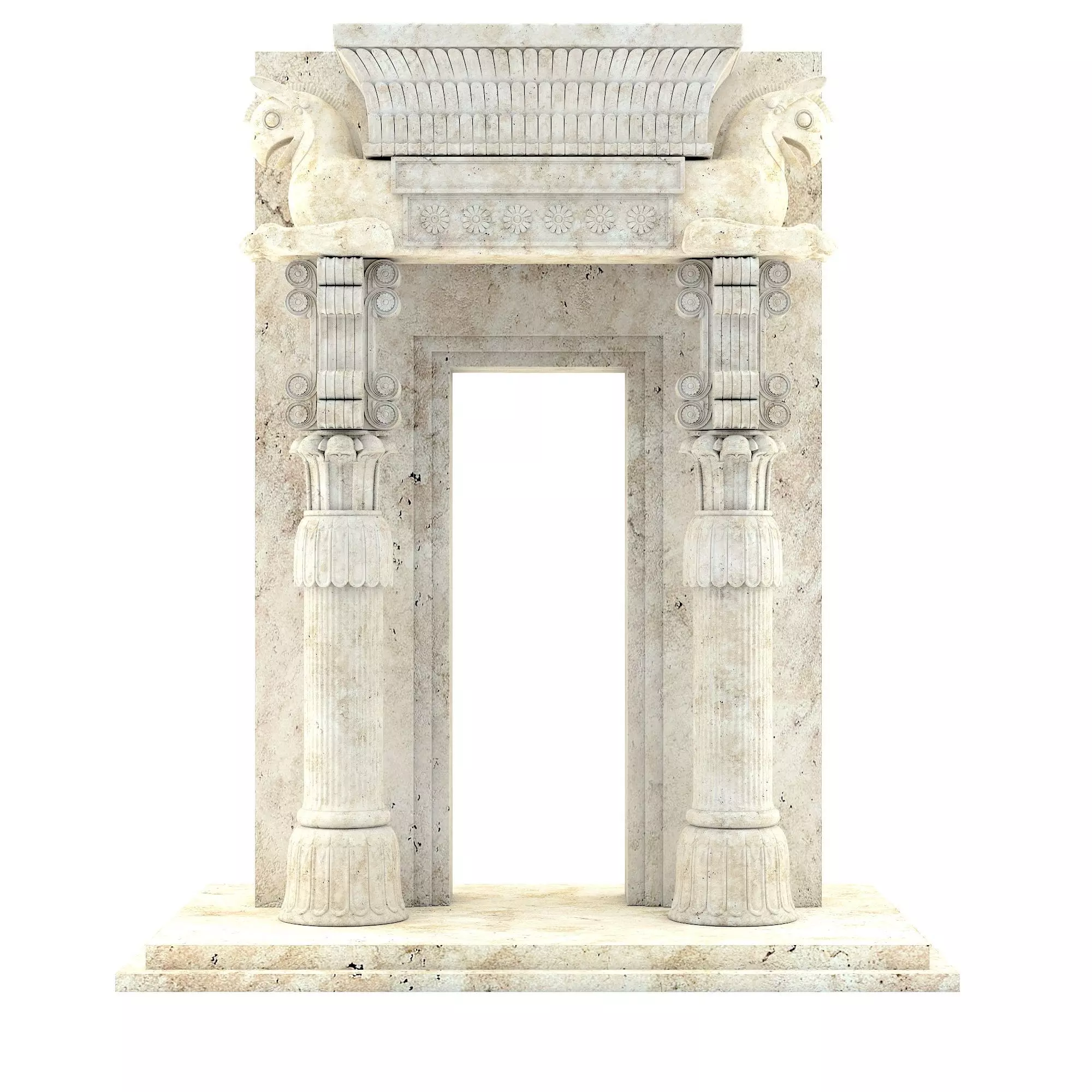 Persian column 06 3D model_0