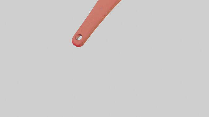 Potato peeler model Low-poly 3D model 6