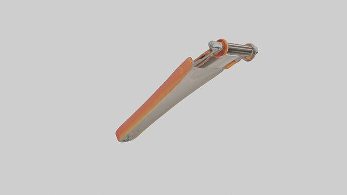 Potato peeler model Low-poly 3D model 2